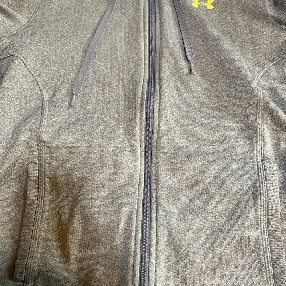 WOMEN'S Under Armour 1222625 Gray Long Sleeve Hoodie! Size Small - Picture 5 of 7